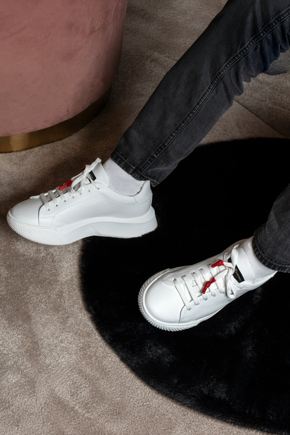 Nemesis White | White Leather Limited | Women - Giuliano Galiano | Handcrafted Luxury Sneakers Made In Italy