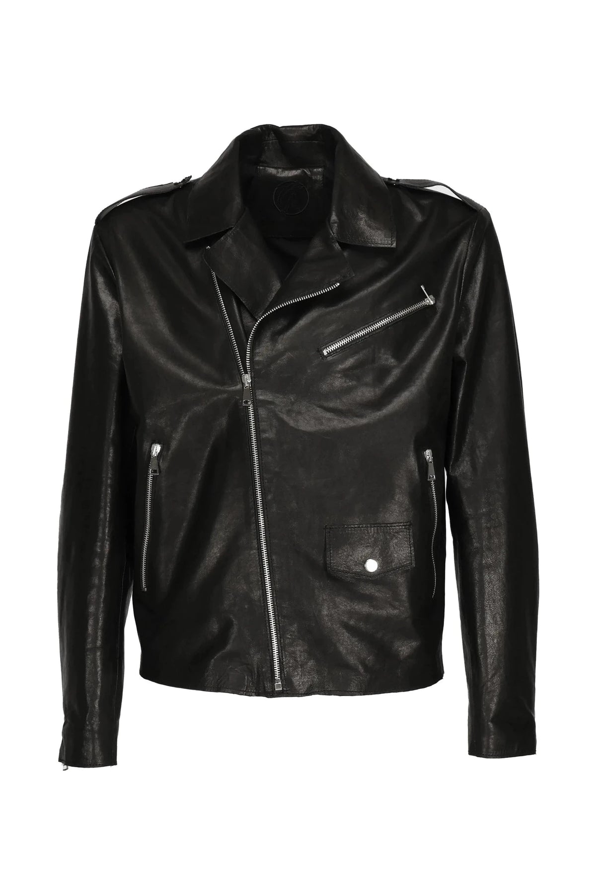 New York Leather Jacket - Giuliano Galiano | Handcrafted Luxury Sneakers Made In Italy