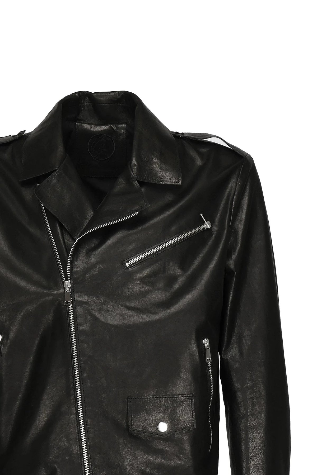 New York Leather Jacket - Giuliano Galiano | Handcrafted Luxury Sneakers Made In Italy
