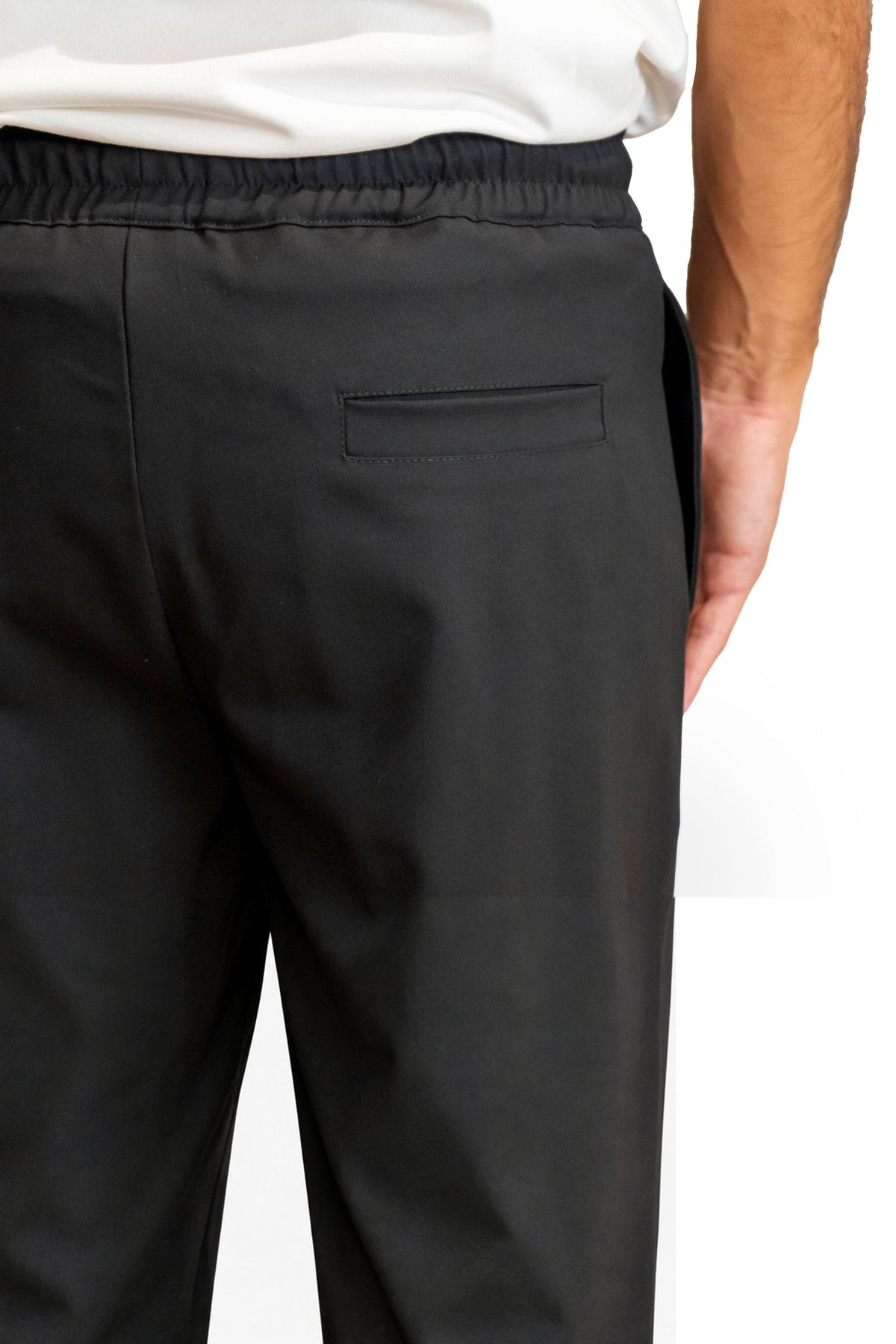 Pants fresh | Black - Giuliano Galiano | Handcrafted Luxury Sneakers Made In Italy