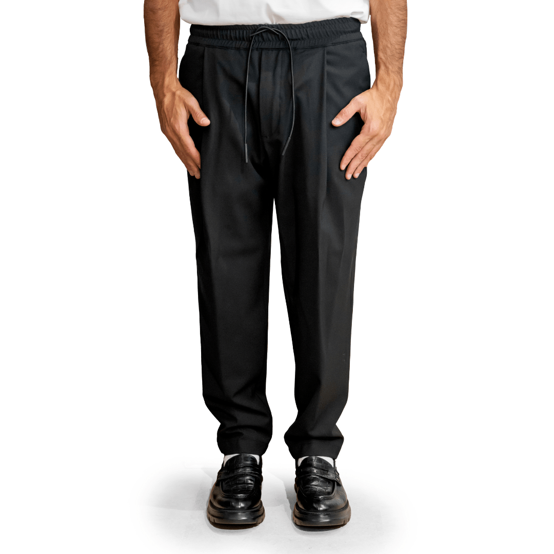 Pants fresh | Black - Giuliano Galiano | Handcrafted Luxury Sneakers Made In Italy