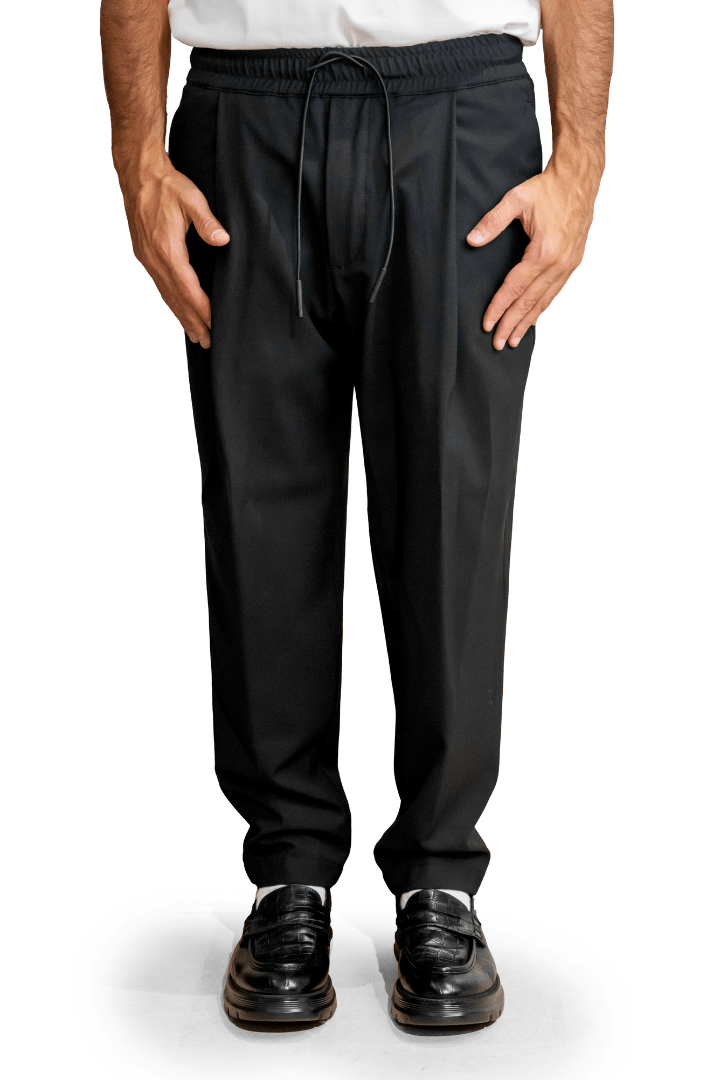 Pants fresh | Black - Giuliano Galiano | Handcrafted Luxury Sneakers Made In Italy