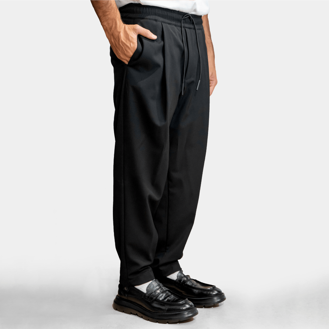 Pants fresh | Black - Giuliano Galiano | Handcrafted Luxury Sneakers Made In Italy