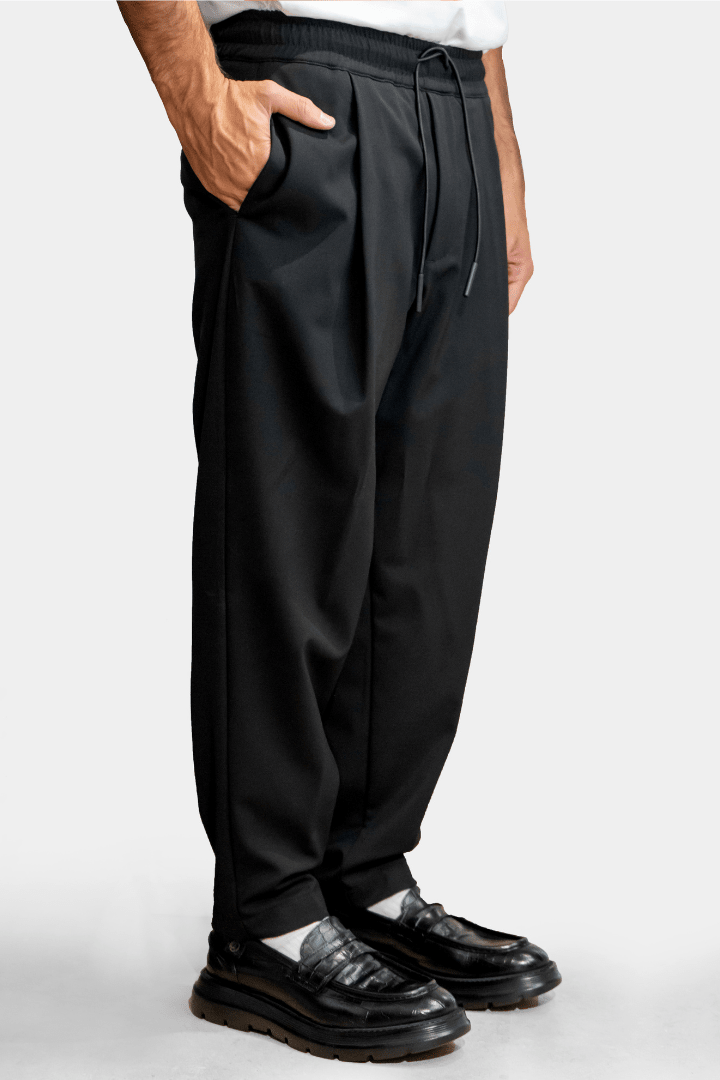 Pants fresh | Black - Giuliano Galiano | Handcrafted Luxury Sneakers Made In Italy