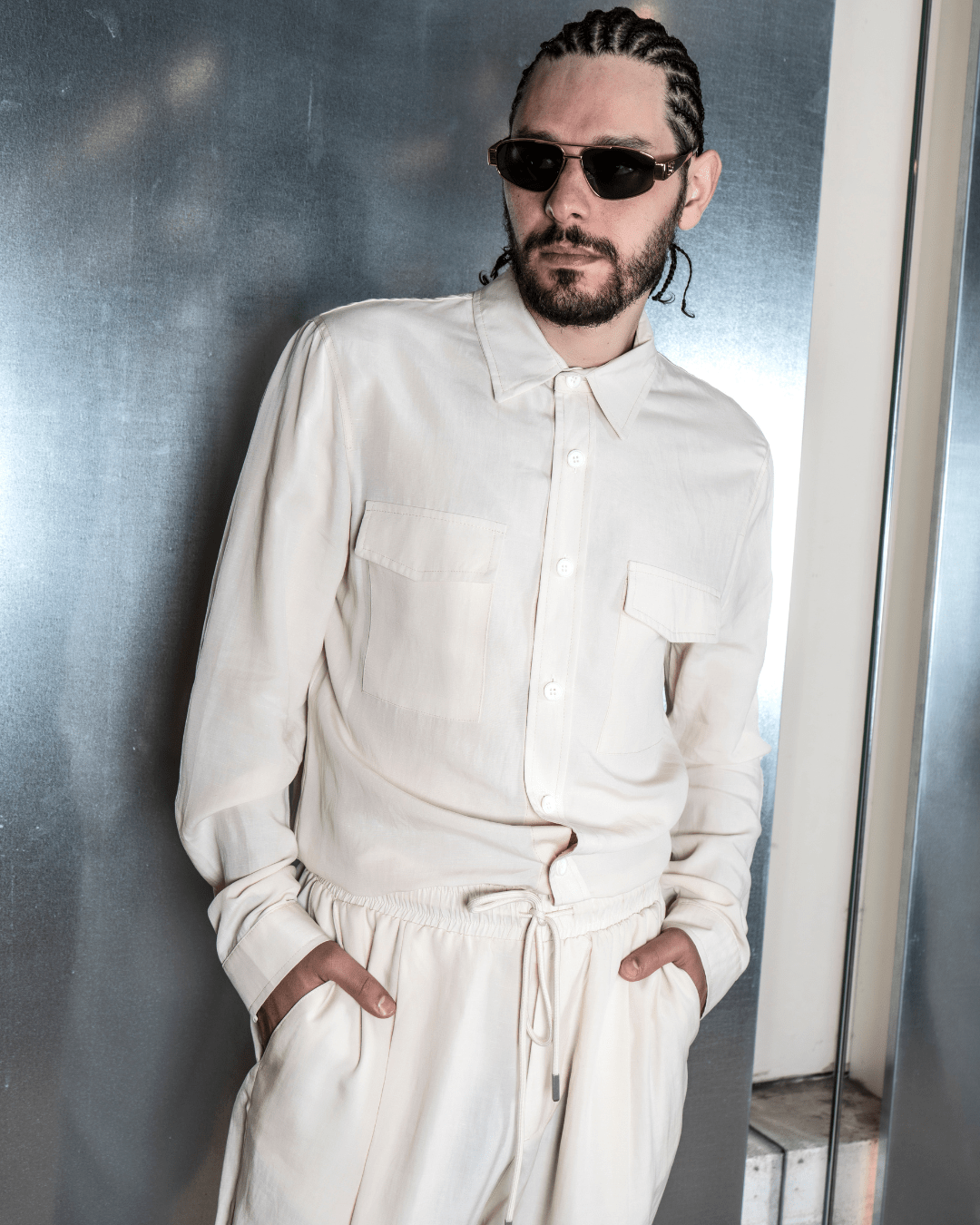 Phanter Shirt | White - Giuliano Galiano | Handcrafted Luxury Sneakers Made In Italy