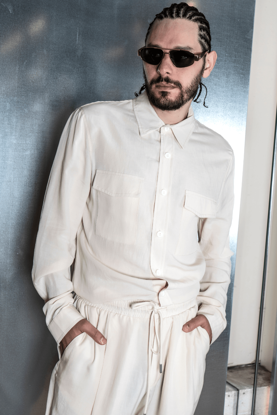 Phanter Shirt | White - Giuliano Galiano | Handcrafted Luxury Sneakers Made In Italy
