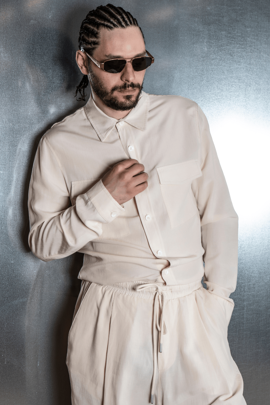 Phanter Shirt | White - Giuliano Galiano | Handcrafted Luxury Sneakers Made In Italy