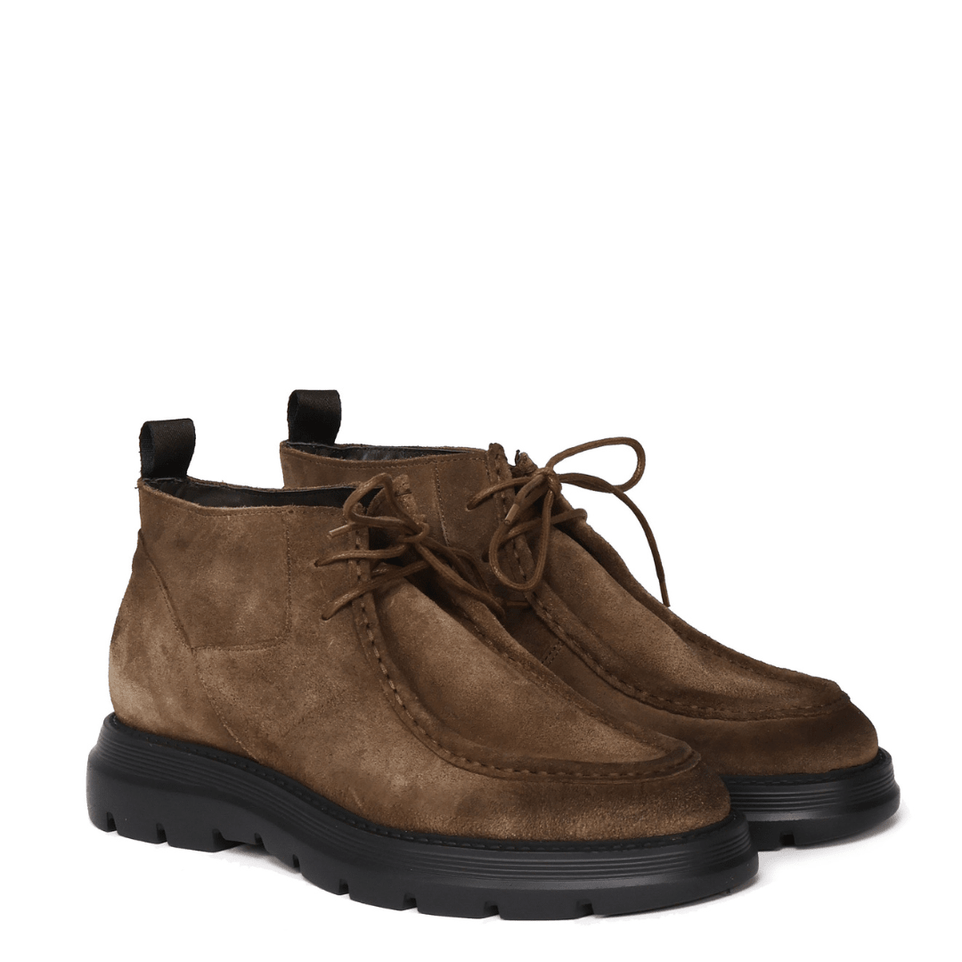 Polacchine Caviar | Brown | In suede - Giuliano Galiano | Handcrafted Luxury Sneakers Made In Italy