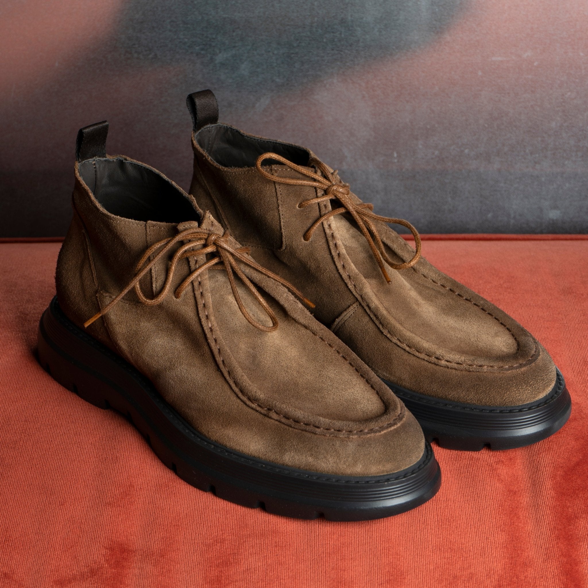 Polacchine Caviar | Brown | In suede - Giuliano Galiano | Handcrafted Luxury Sneakers Made In Italy