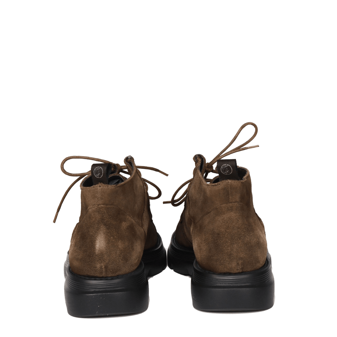 Polacchine Caviar | Brown | In suede - Giuliano Galiano | Handcrafted Luxury Sneakers Made In Italy