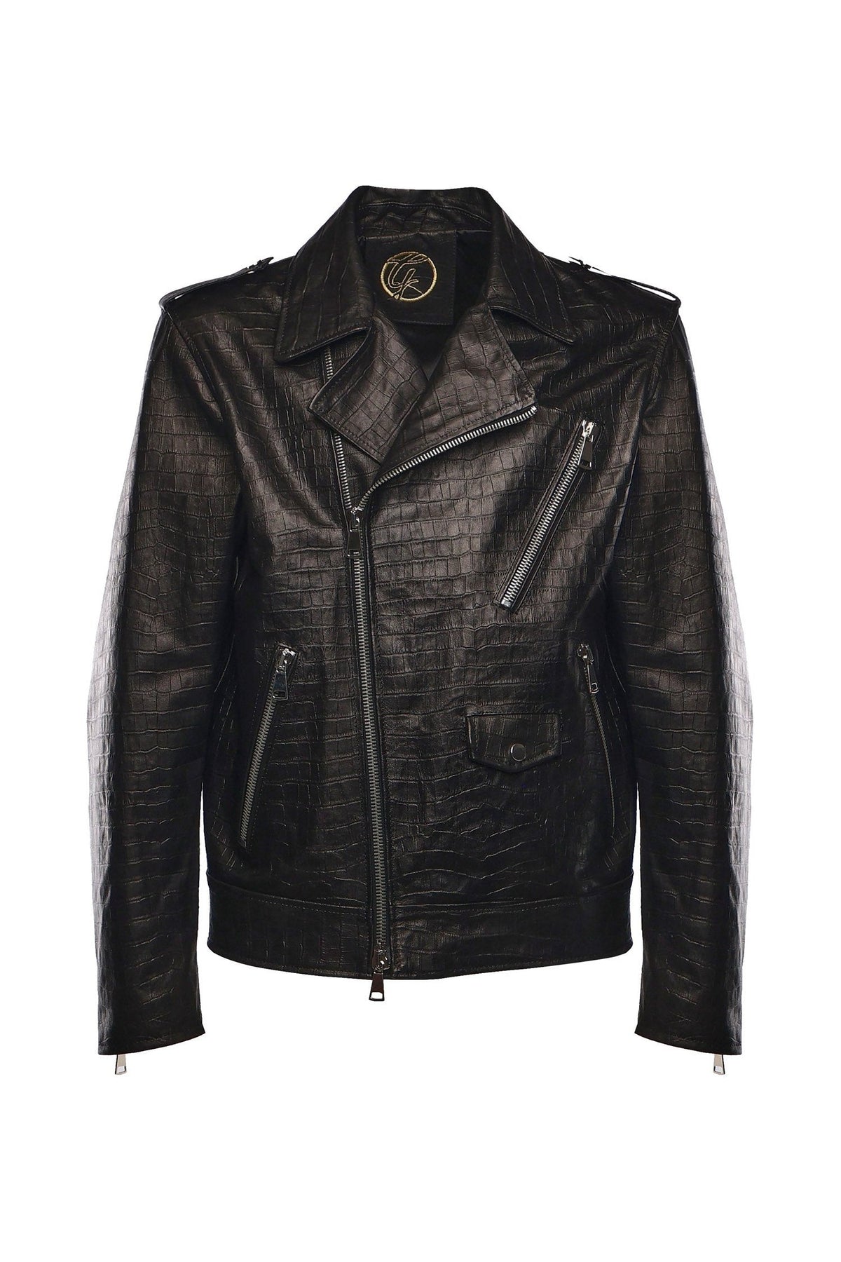 Push It leather jacket - Giuliano Galiano | Handcrafted Luxury Sneakers Made In Italy