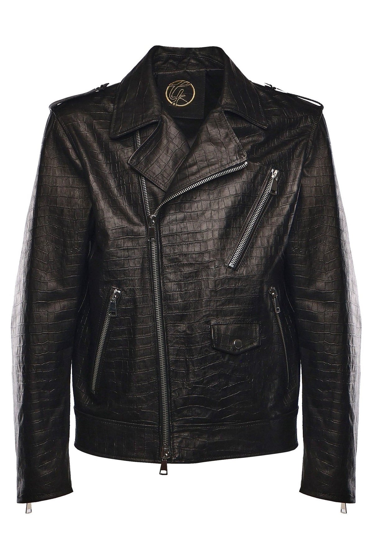 Push It leather jacket - Giuliano Galiano | Handcrafted Luxury Sneakers Made In Italy