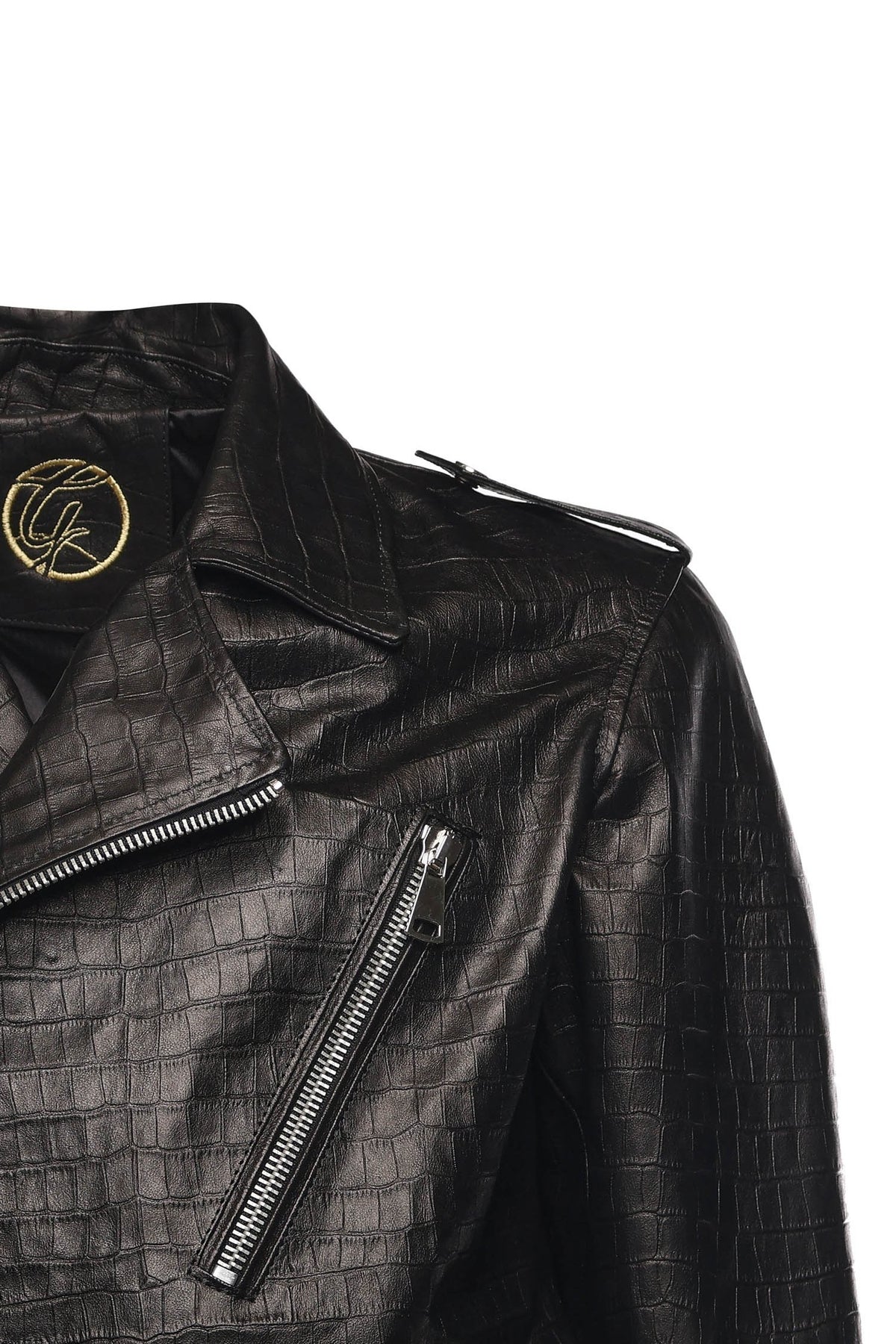 Push It leather jacket - Giuliano Galiano | Handcrafted Luxury Sneakers Made In Italy