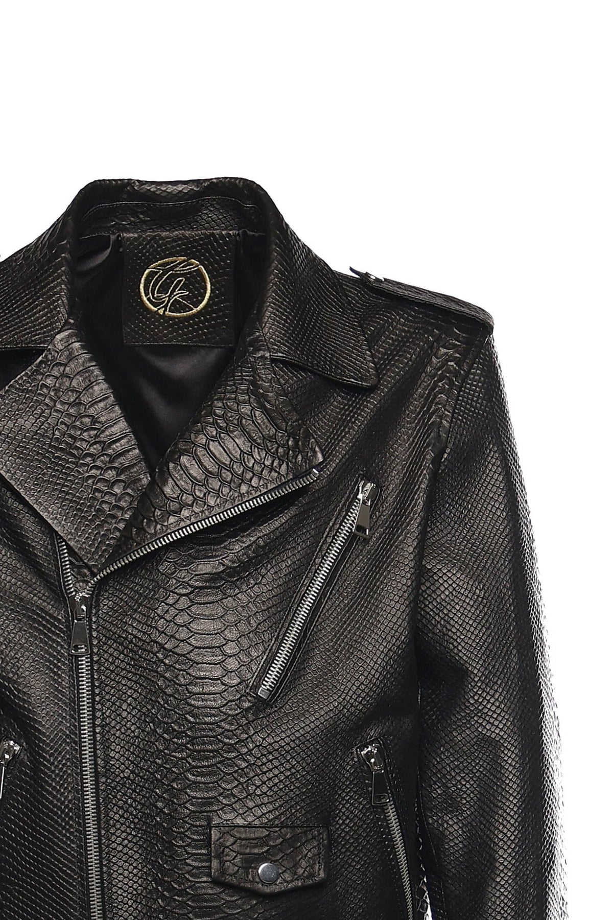 Push It leather jacket - Giuliano Galiano | Handcrafted Luxury Sneakers Made In Italy