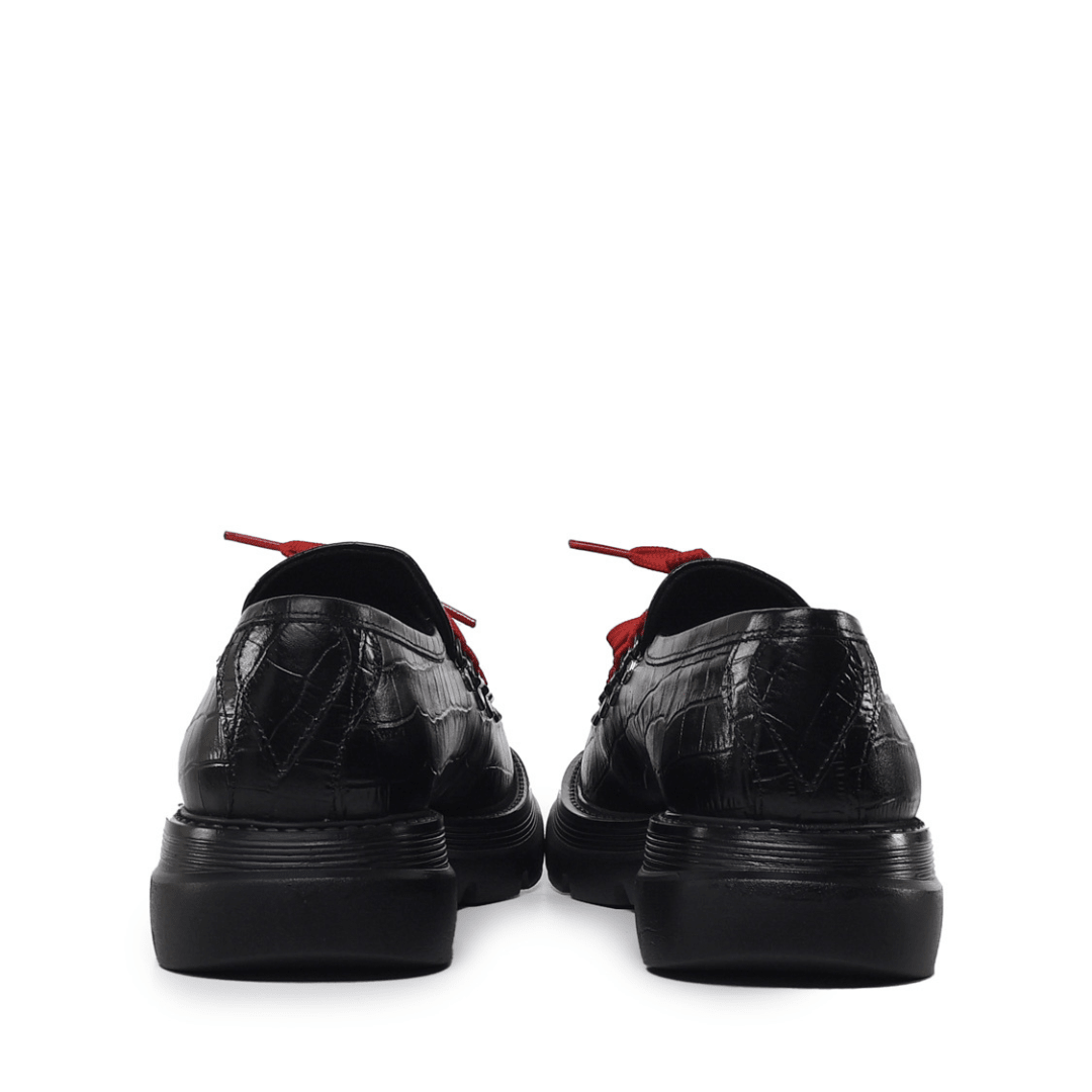 Pyso Mocassins | Black | Leather - Giuliano Galiano | Handcrafted Luxury Sneakers Made In Italy