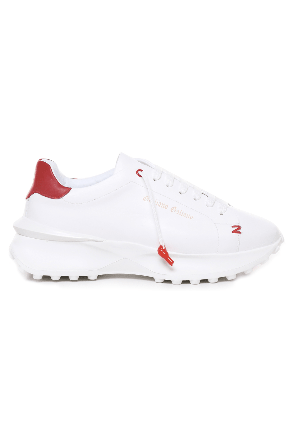 Raptor 1 | White Red - Giuliano Galiano | Handcrafted Luxury Sneakers Made In Italy