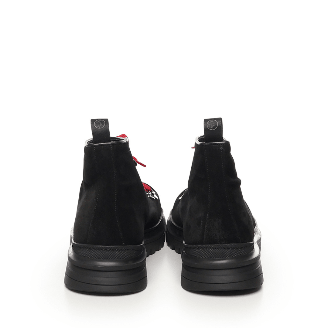 Ronnie Suede Shoes | Black - Giuliano Galiano | Handcrafted Luxury Sneakers Made In Italy