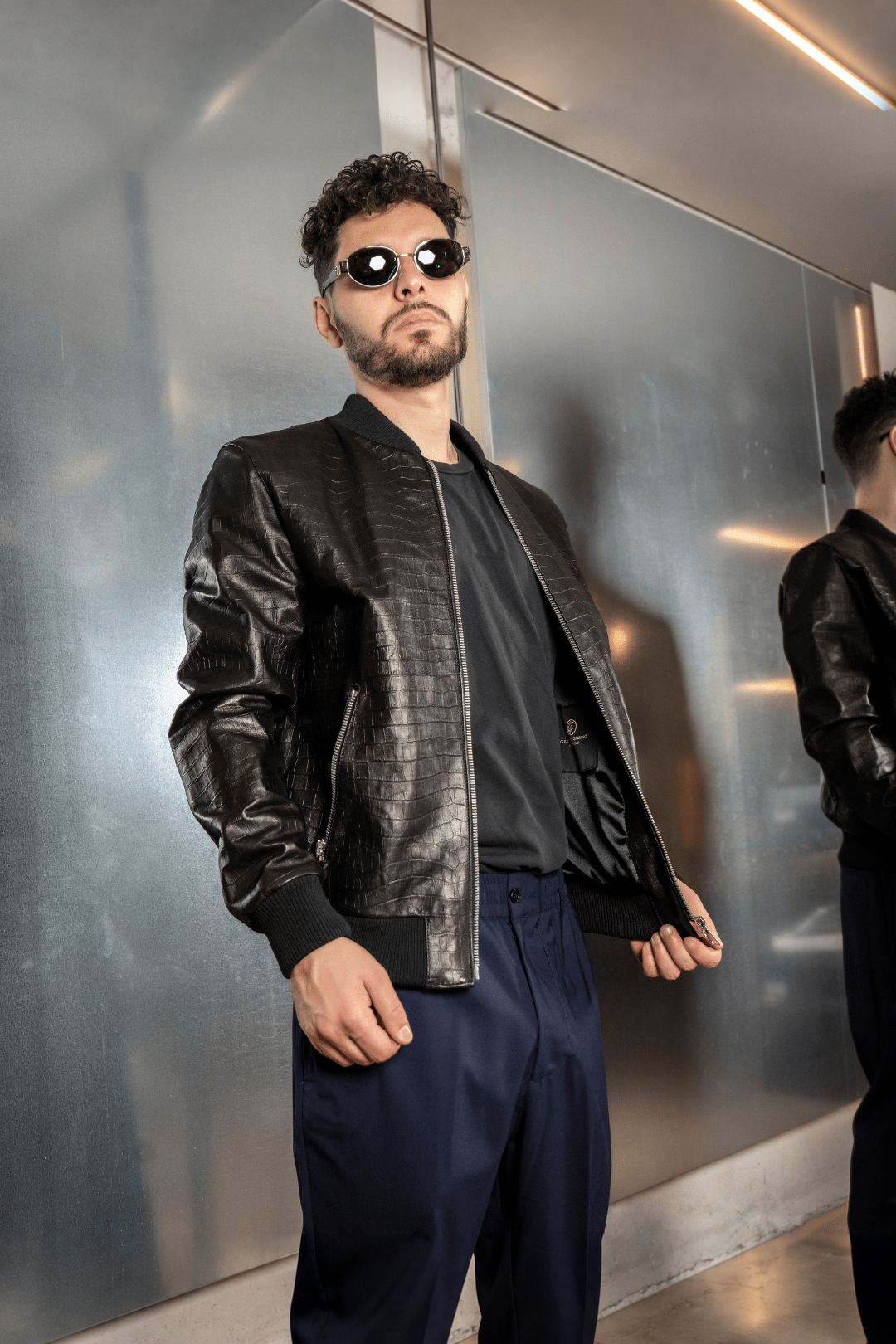 Miami Vice Bomber Croc - Giuliano Galiano | Handcrafted Luxury Sneakers Made In Italy