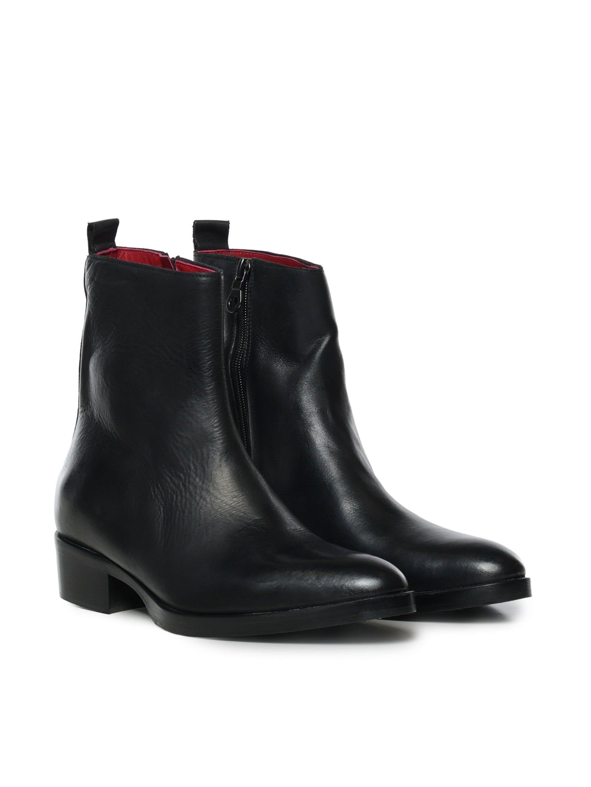 Simon Ankle boots| Black - Giuliano Galiano | Handcrafted Luxury Sneakers Made In Italy