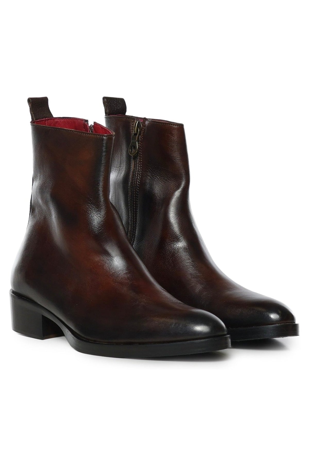 Simon Ankle boots| Brown - Giuliano Galiano | Handcrafted Luxury Sneakers Made In Italy