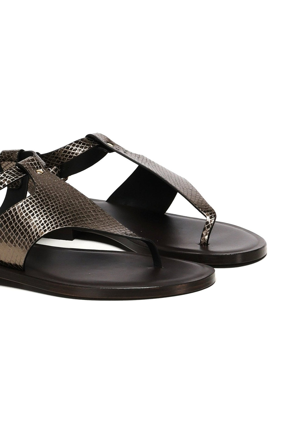 Sissy Sandals | Black - Giuliano Galiano | Handcrafted Luxury Sneakers Made In Italy
