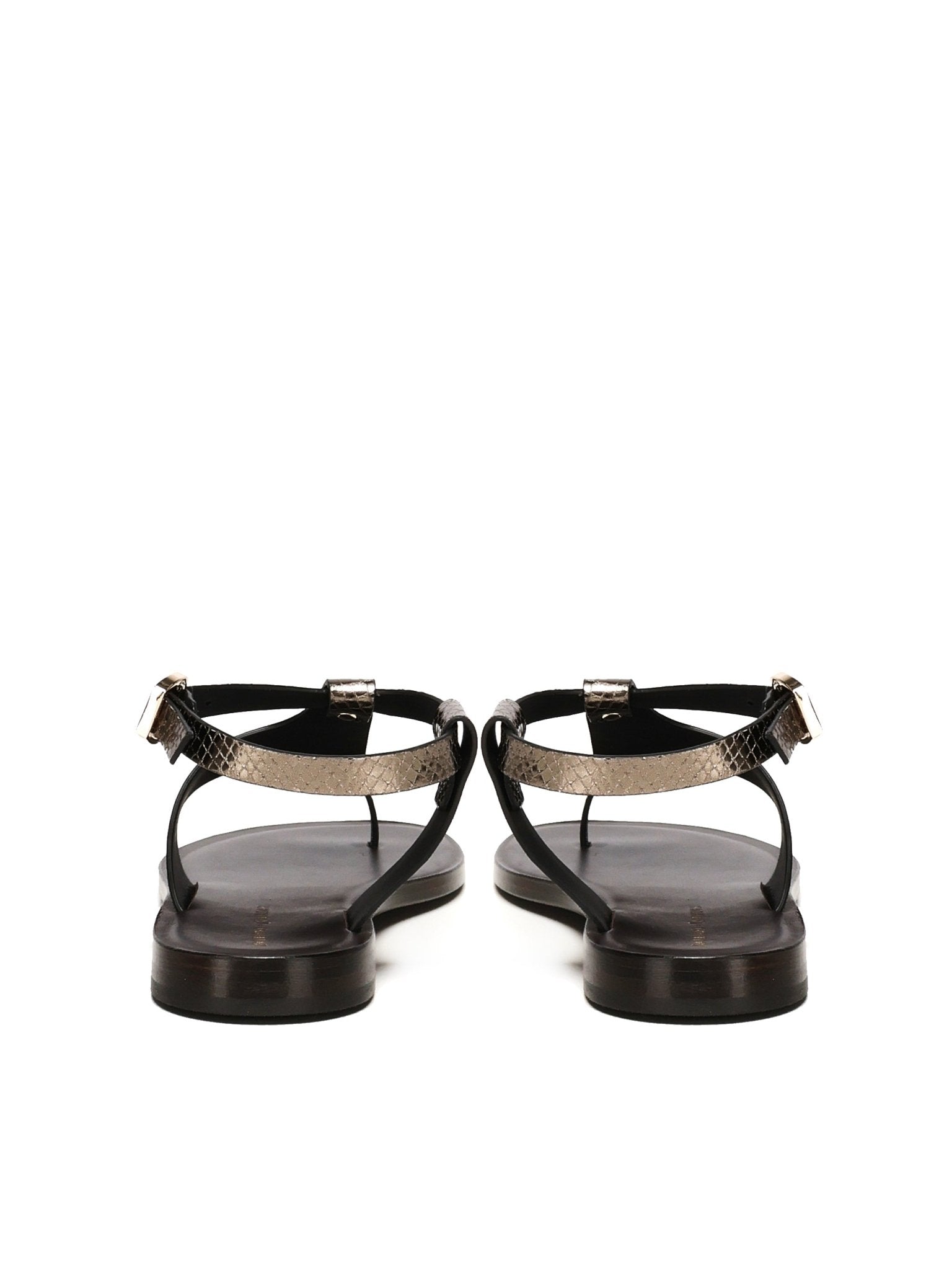 Sissy Sandals | Black - Giuliano Galiano | Handcrafted Luxury Sneakers Made In Italy