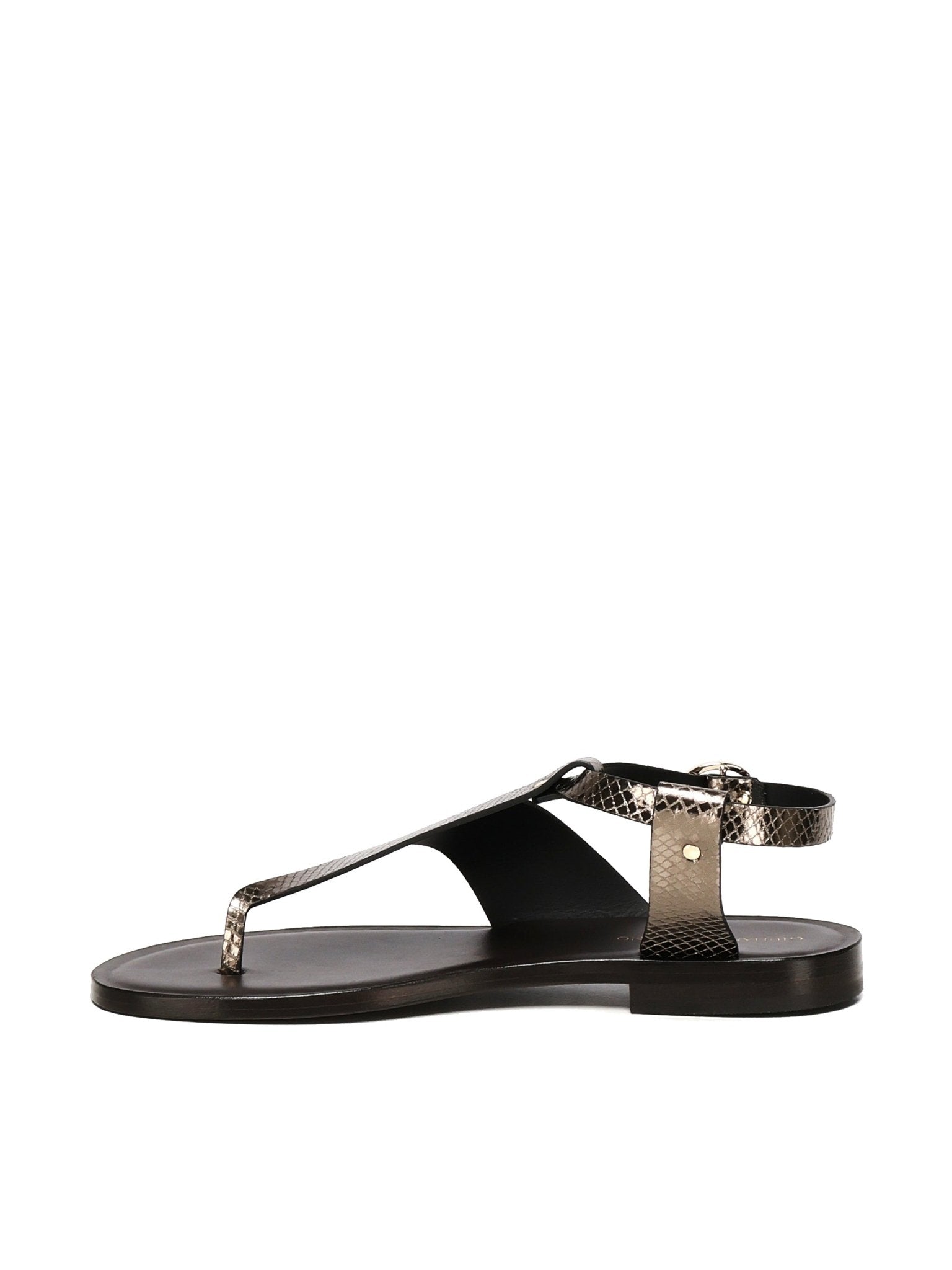 Sissy Sandals | Black - Giuliano Galiano | Handcrafted Luxury Sneakers Made In Italy