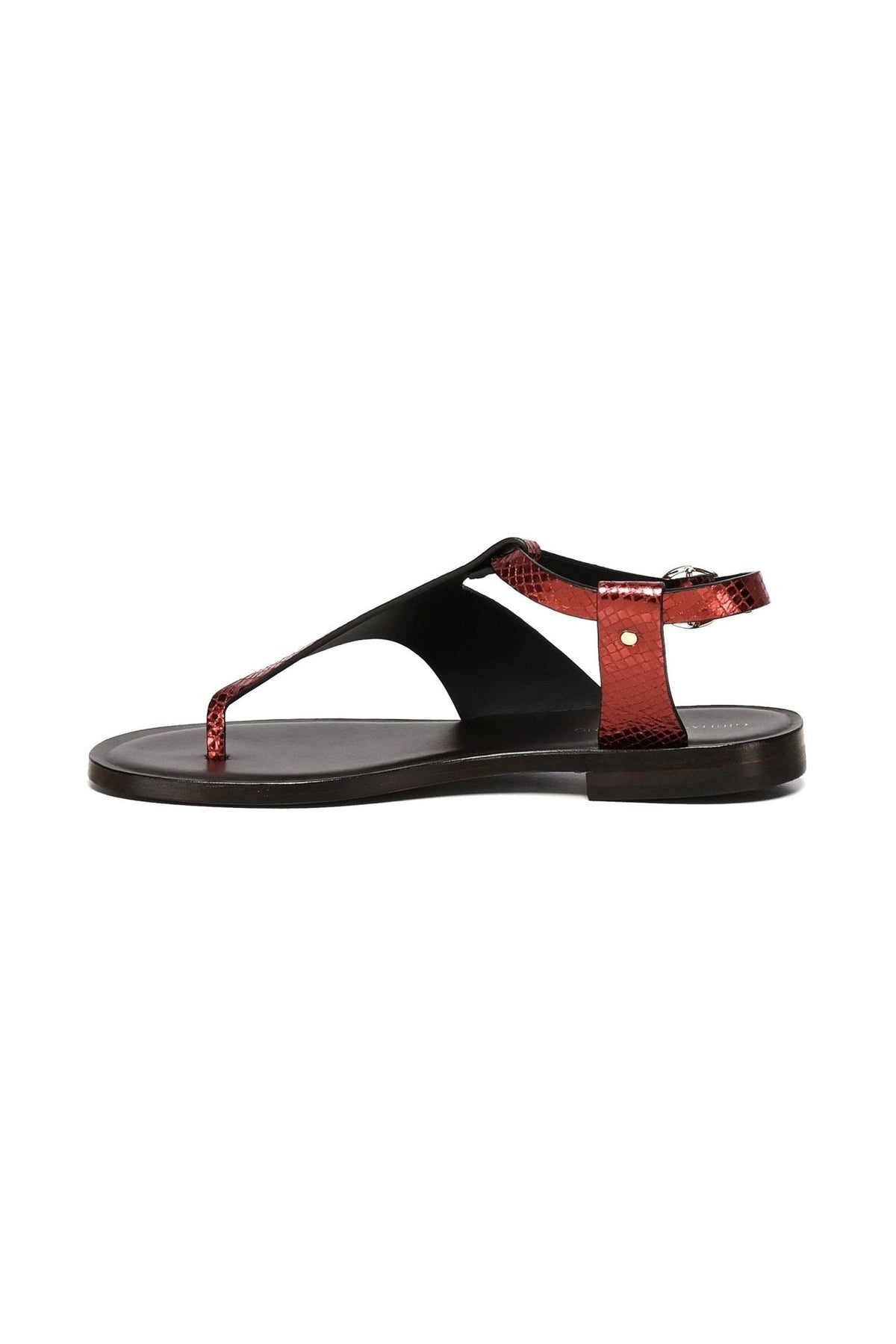 Sissy Sandals | Bordeaux - Giuliano Galiano | Handcrafted Luxury Sneakers Made In Italy