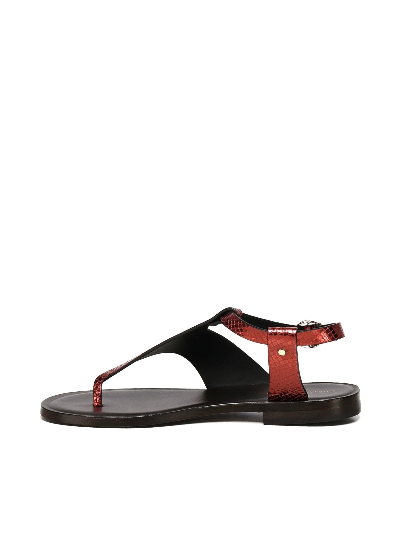 Sissy Sandals | Bordeaux - Giuliano Galiano | Handcrafted Luxury Sneakers Made In Italy