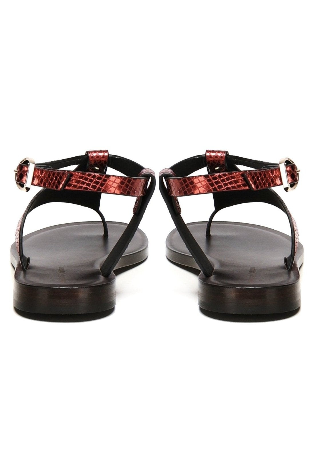 Sissy Sandals | Bordeaux - Giuliano Galiano | Handcrafted Luxury Sneakers Made In Italy
