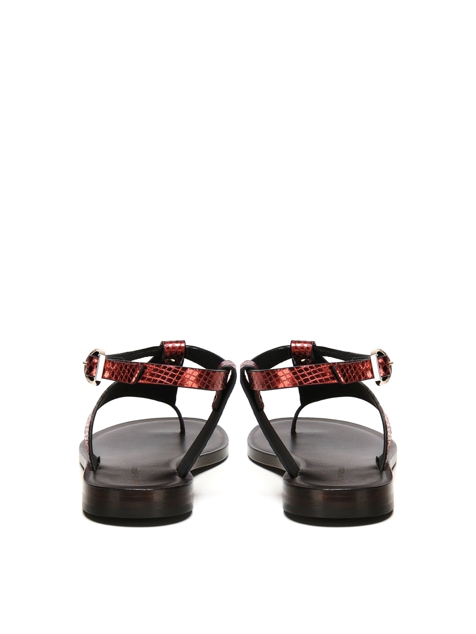 Sissy Sandals | Bordeaux - Giuliano Galiano | Handcrafted Luxury Sneakers Made In Italy