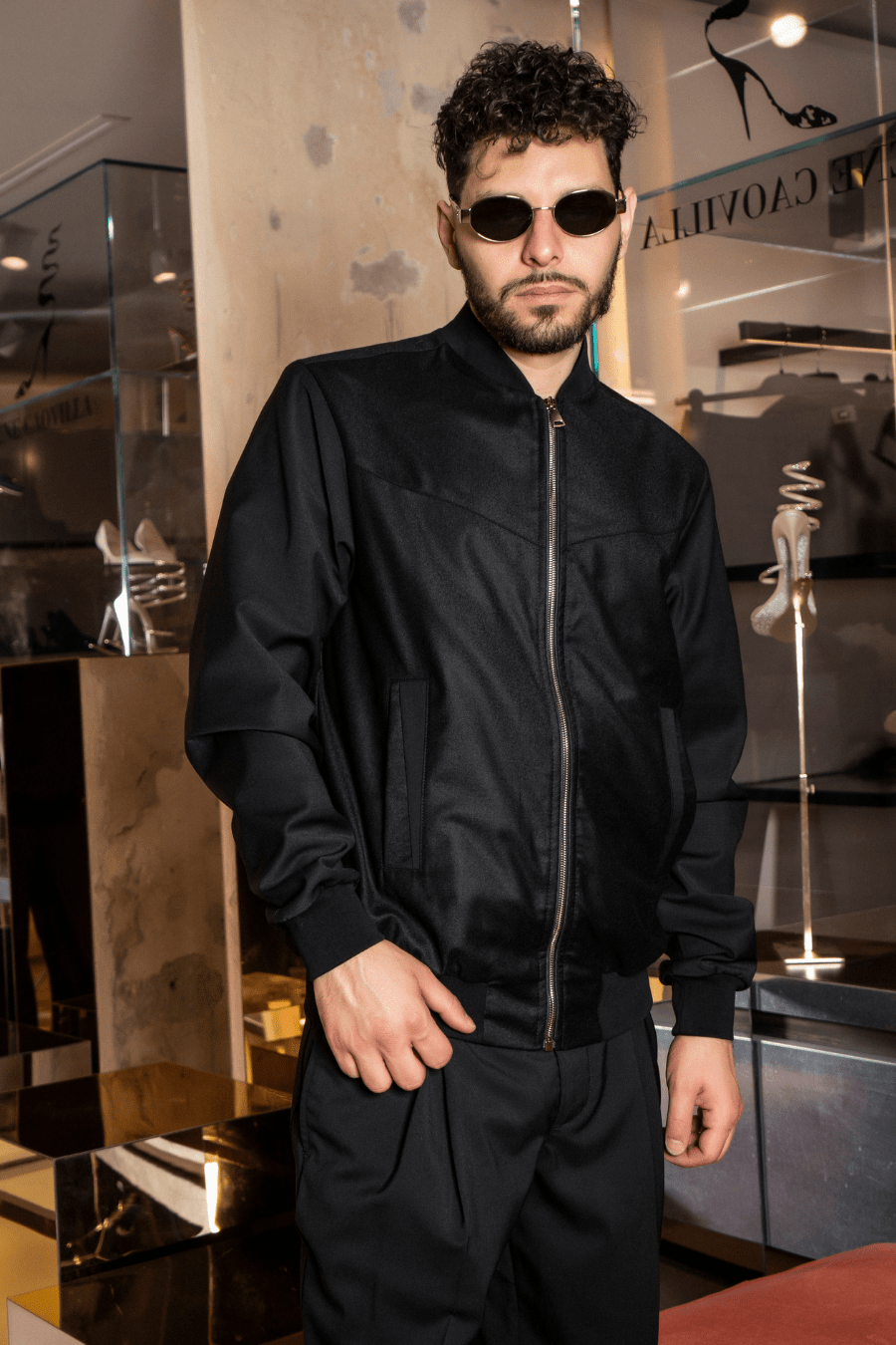 Steve bomber Jacket - Giuliano Galiano | Handcrafted Luxury Sneakers Made In Italy