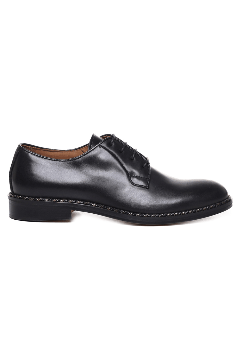 Stringate | Black - Giuliano Galiano | Handcrafted Luxury Sneakers Made In Italy