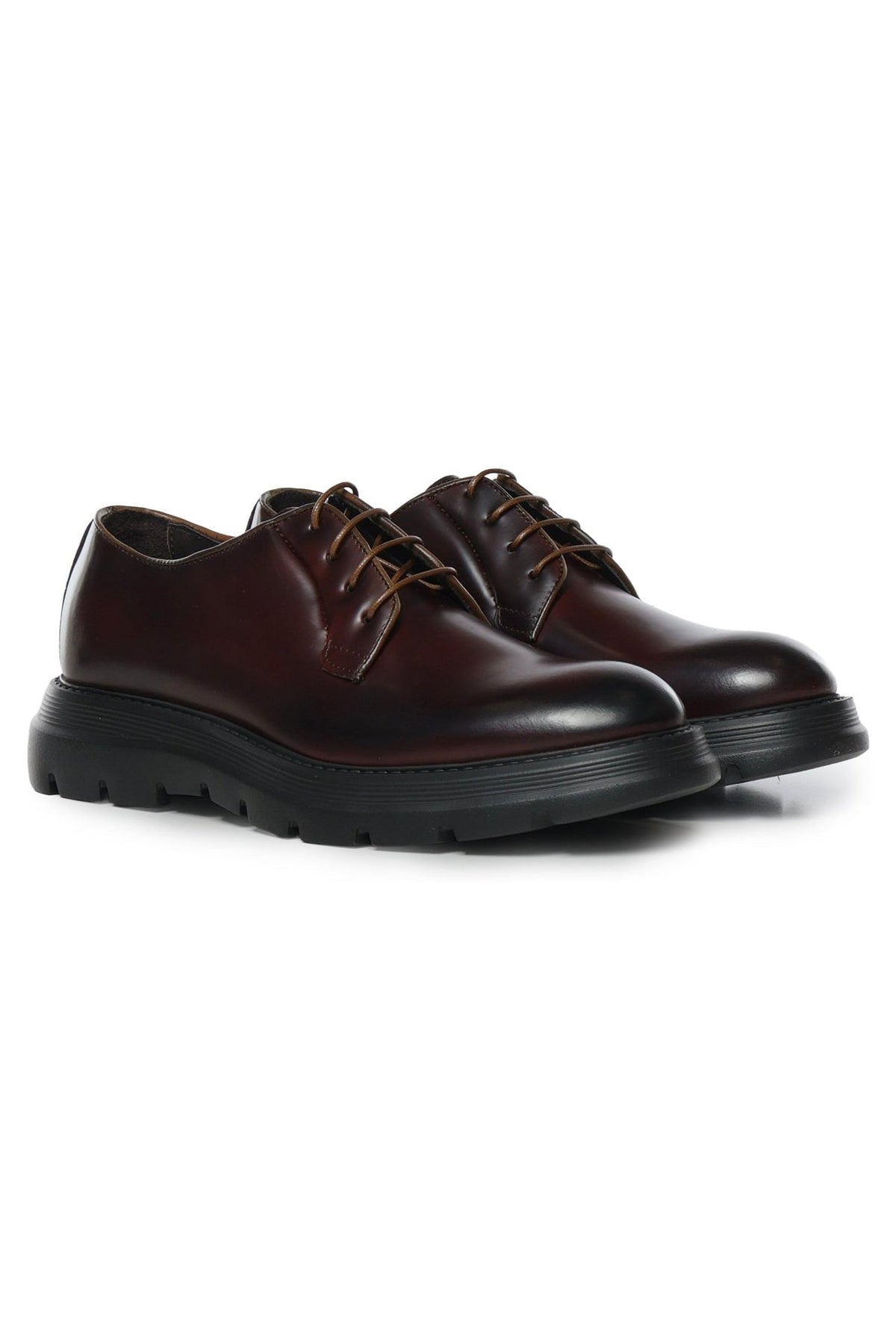 Super lace-ups | Brown | Leather - Giuliano Galiano | Handcrafted Luxury Sneakers Made In Italy