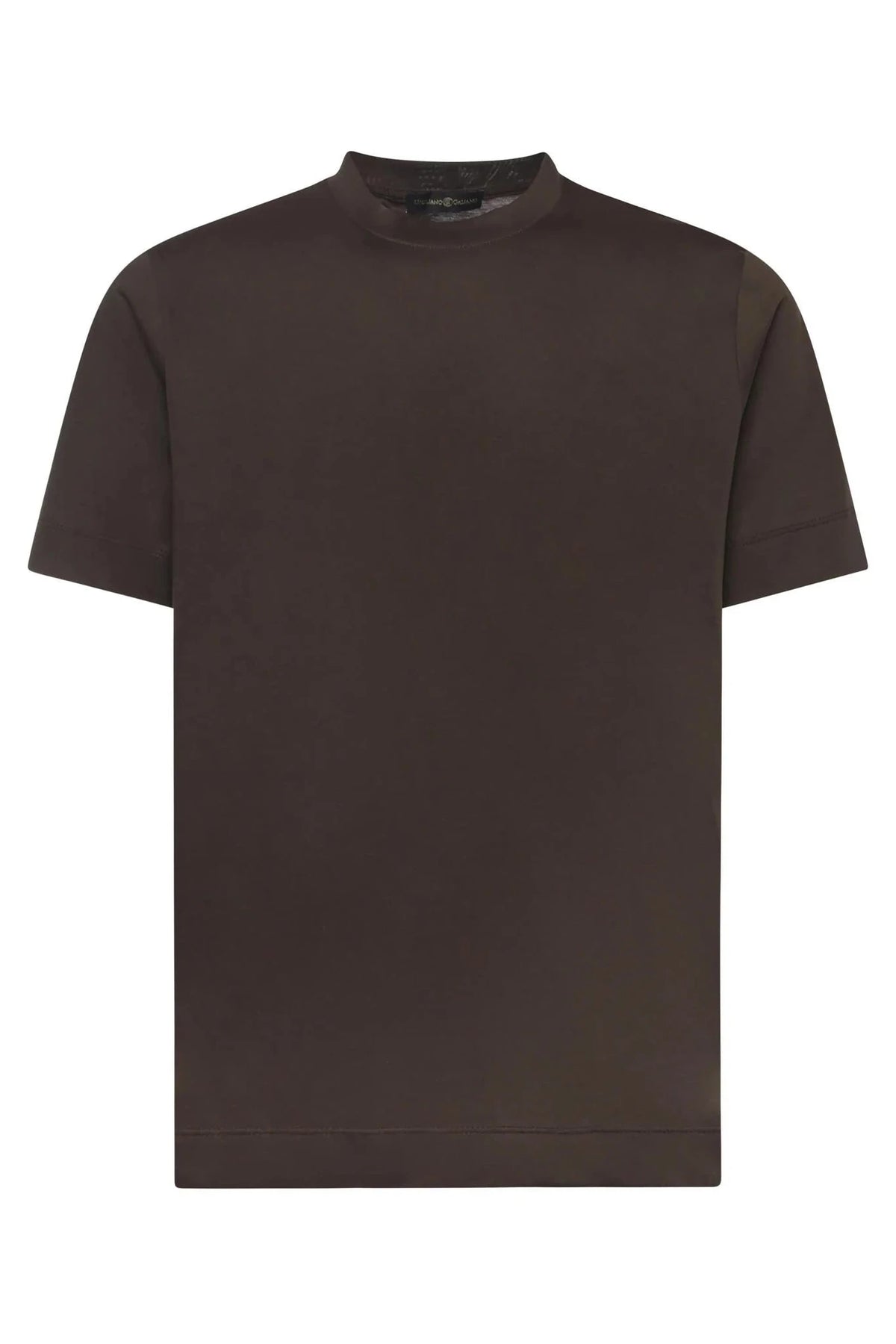 T-Shirt Aigue | Dark Brown | Cotton - Giuliano Galiano | Handcrafted Luxury Sneakers Made In Italy