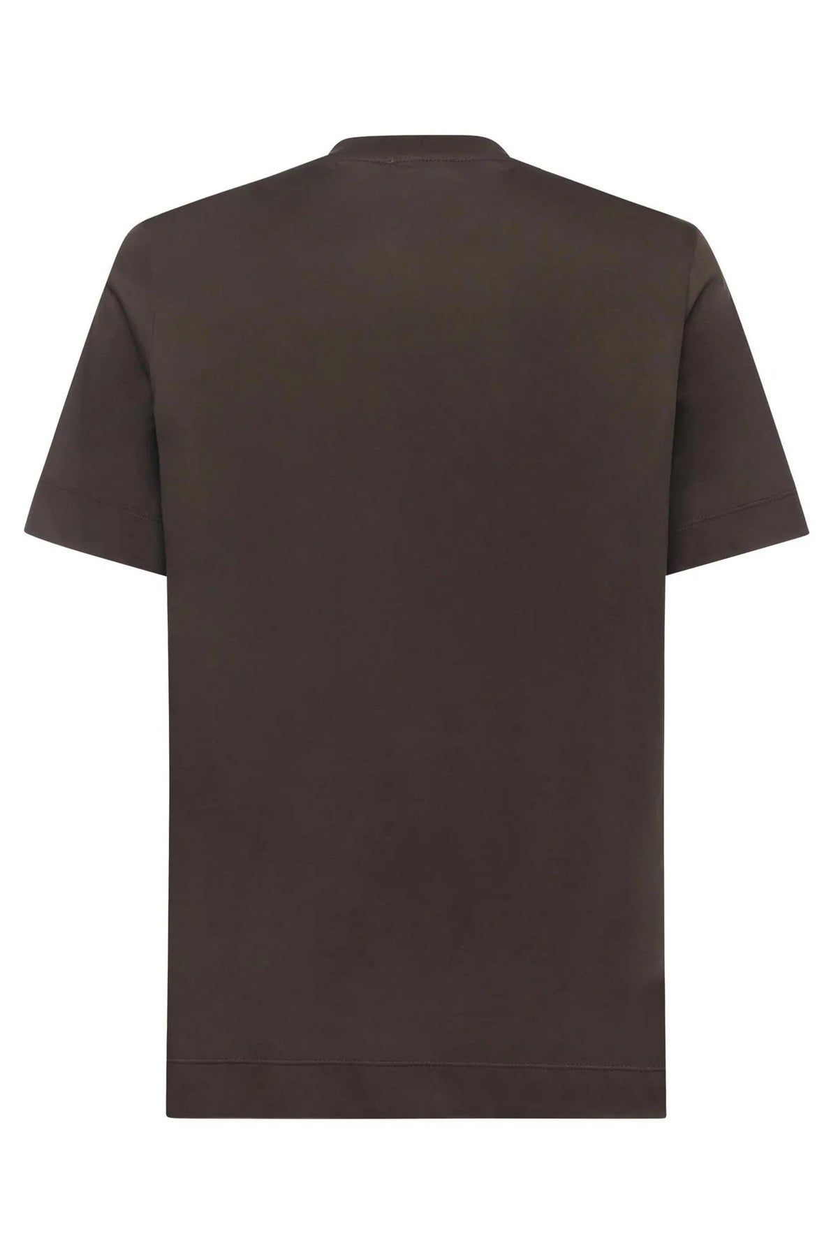 T-Shirt Aigue | Dark Brown | Cotton - Giuliano Galiano | Handcrafted Luxury Sneakers Made In Italy