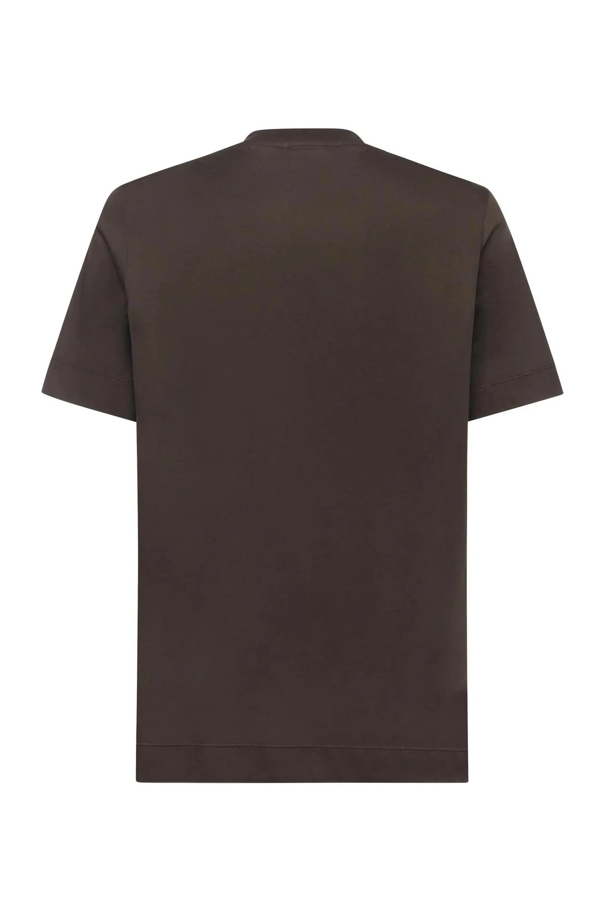 T-Shirt Aigue | Dark Brown | Cotton - Giuliano Galiano | Handcrafted Luxury Sneakers Made In Italy