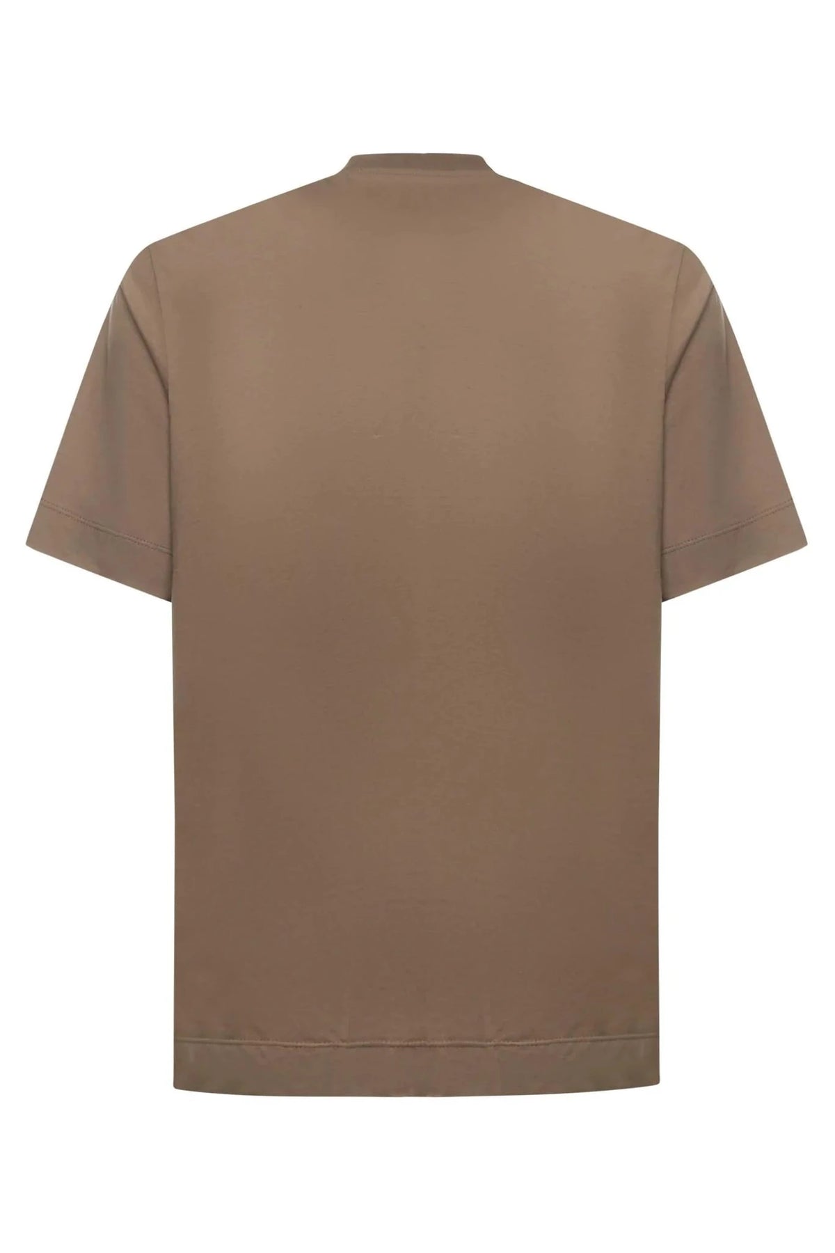 T-Shirt Aigue | Mud | Cotton - Giuliano Galiano | Handcrafted Luxury Sneakers Made In Italy