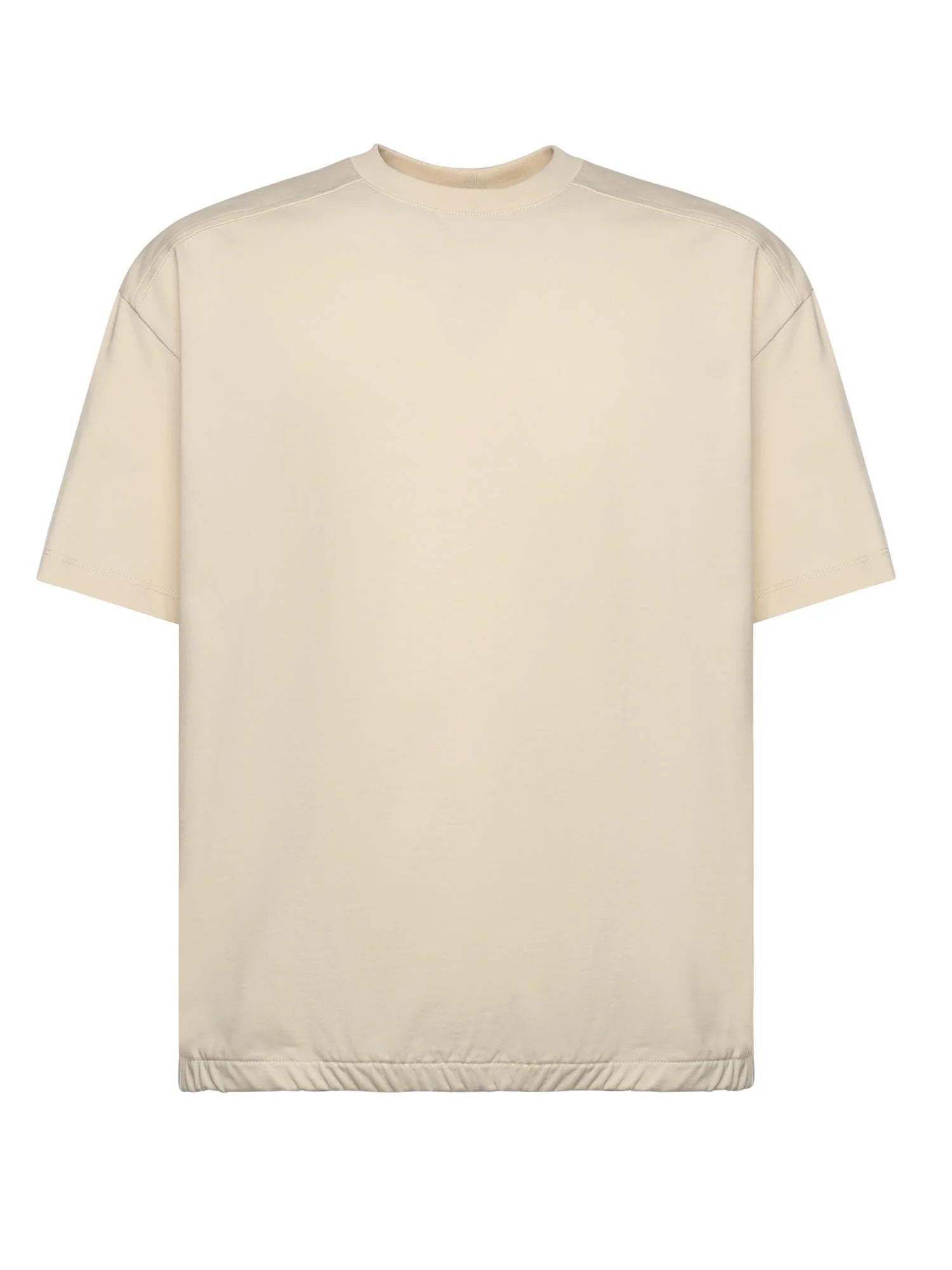 T-Shirt Beige | Cotton - Giuliano Galiano | Handcrafted Luxury Sneakers Made In Italy