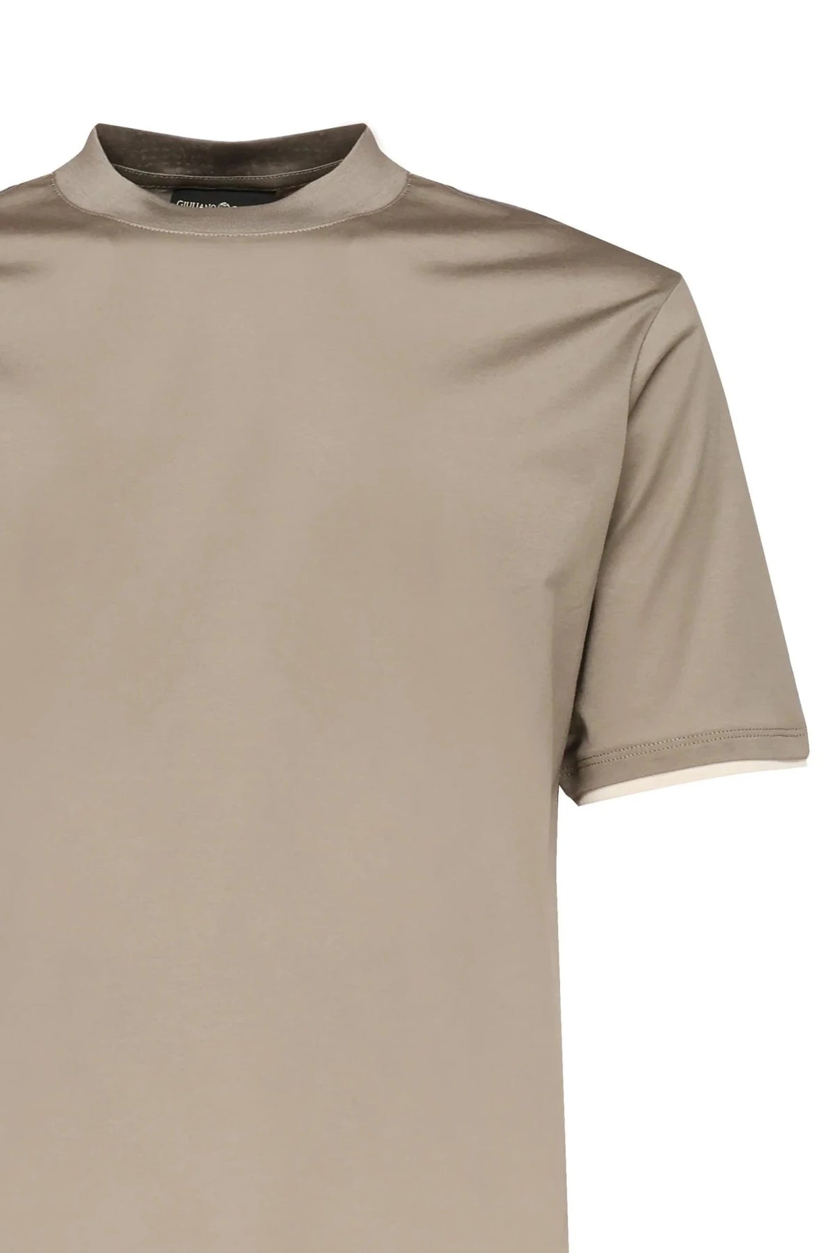 T-Shirt Beige | Cotton - Giuliano Galiano | Handcrafted Luxury Sneakers Made In Italy