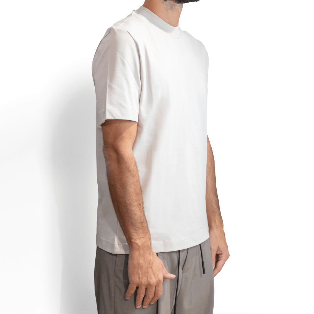 T-Shirt Beige | Cotton Premium - Giuliano Galiano | Handcrafted Luxury Sneakers Made In Italy