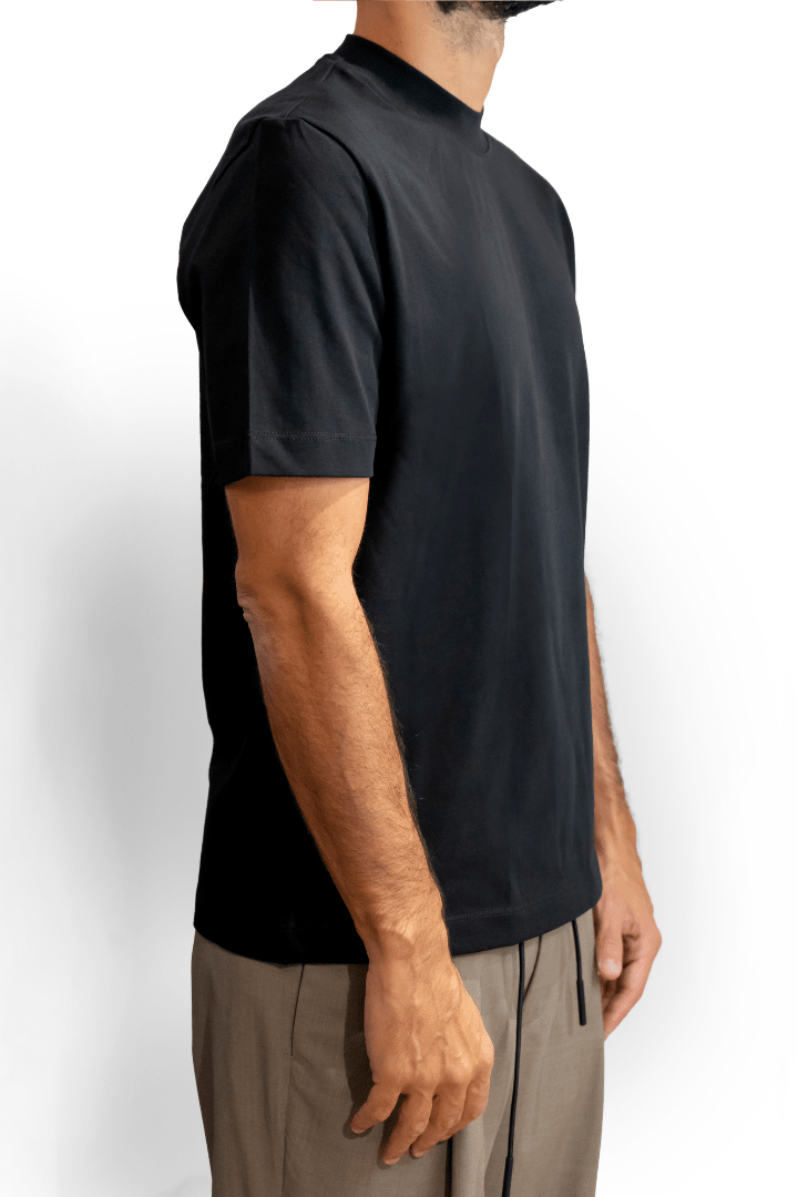 T-Shirt Black | Cotton Premium - Giuliano Galiano | Handcrafted Luxury Sneakers Made In Italy