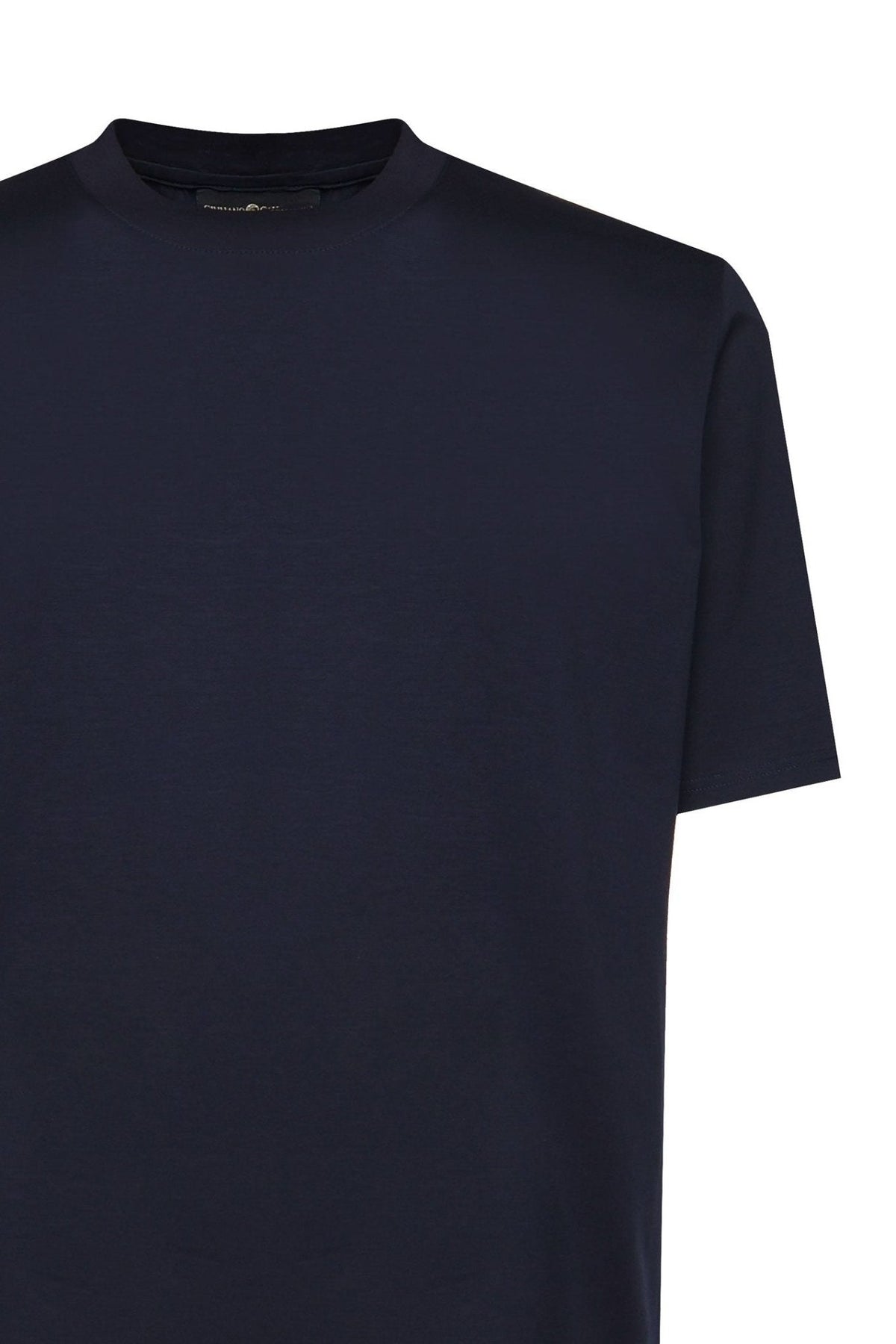 T-Shirt Blue | Cotton Premium - Giuliano Galiano | Handcrafted Luxury Sneakers Made In Italy