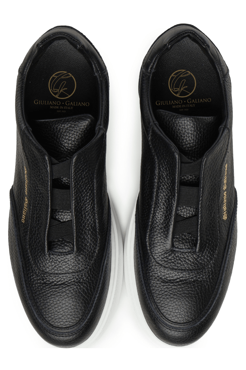 Victory | Black - Giuliano Galiano | Handcrafted Luxury Sneakers Made In Italy
