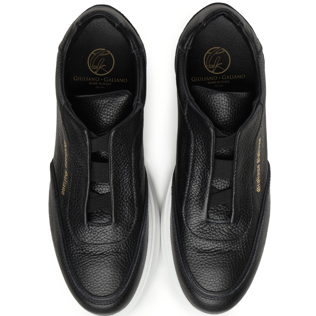 Victory | Black - Giuliano Galiano | Handcrafted Luxury Sneakers Made In Italy