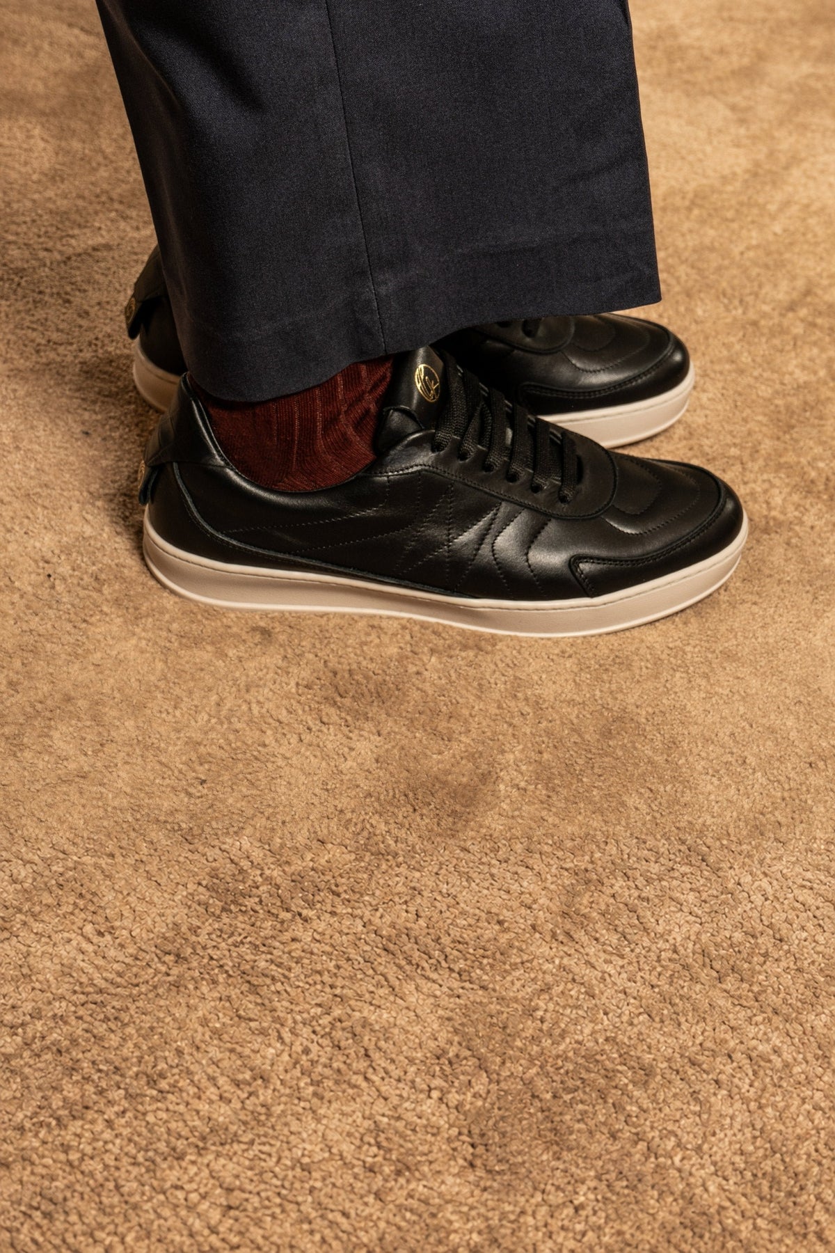 Victory | Black - Giuliano Galiano | Handcrafted Luxury Sneakers Made In Italy