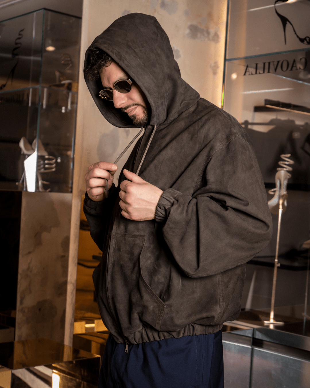 Wall Street | Sweatshirt | Brown - Giuliano Galiano | Handcrafted Luxury Sneakers Made In Italy