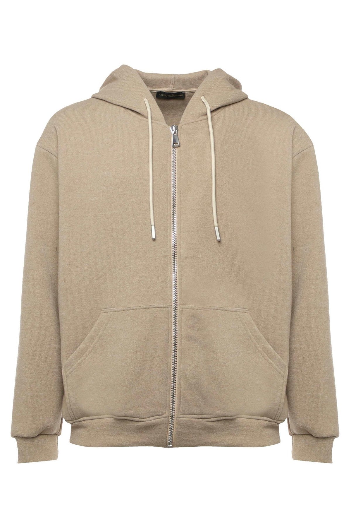 Zip - up | Sweatshirt | Beige - Giuliano Galiano | Handcrafted Luxury Sneakers Made In Italy