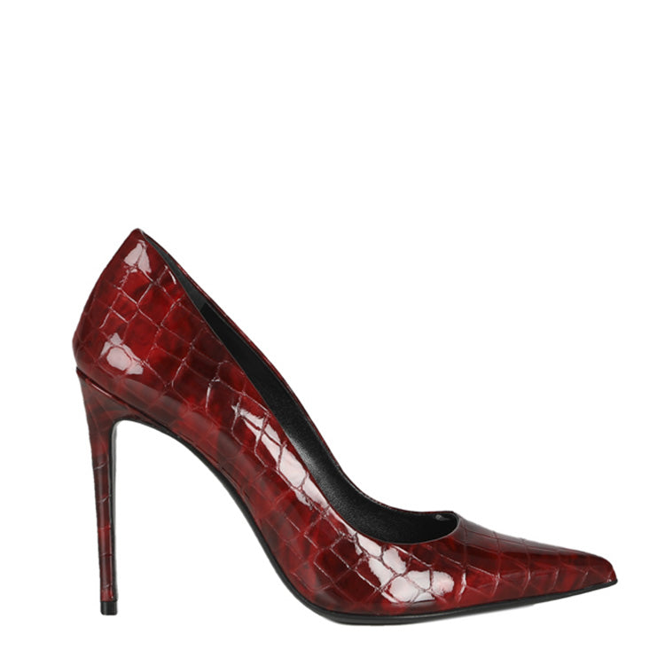 Gemma | Rot | Croc-Stil