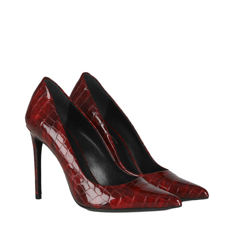 Gemma | Rot | Croc-Stil